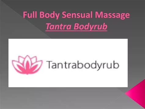 Full Body Sensual Massage Sexual massage Zons